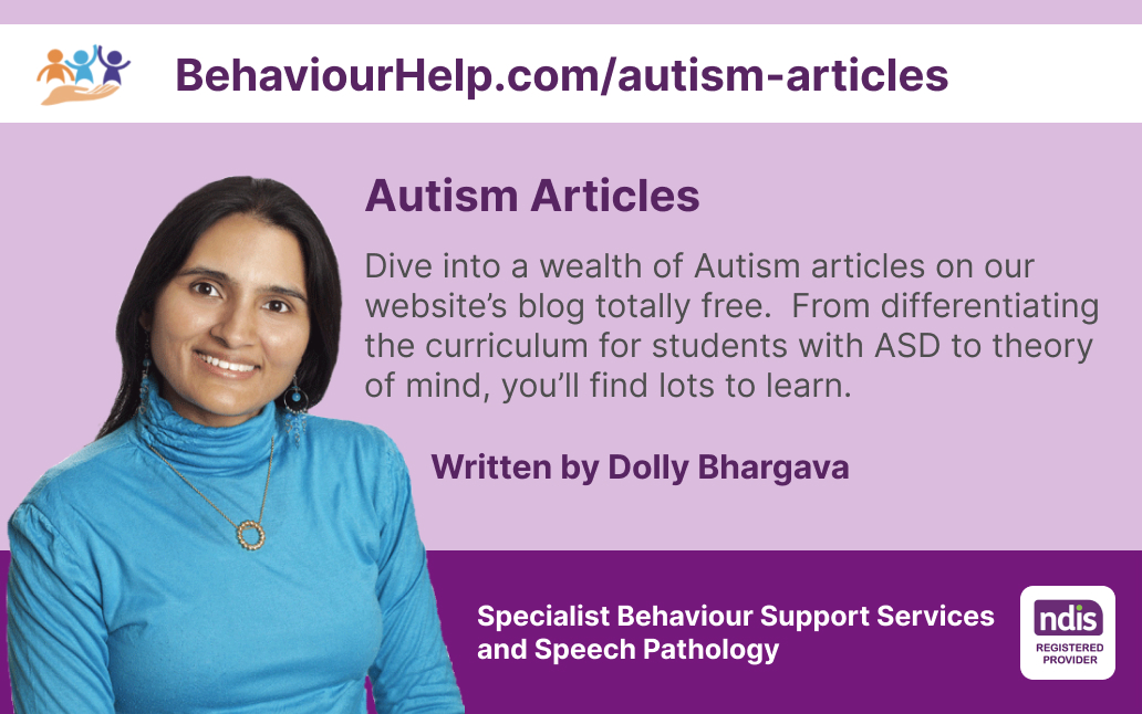 Behaviour Help Autism Articles